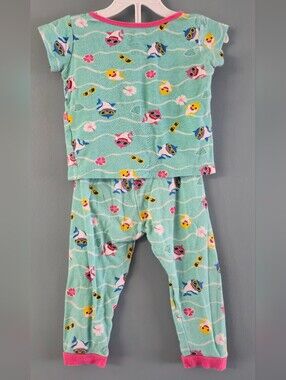 Baby Shark Pajama Set - Pink Trim Girls 24m